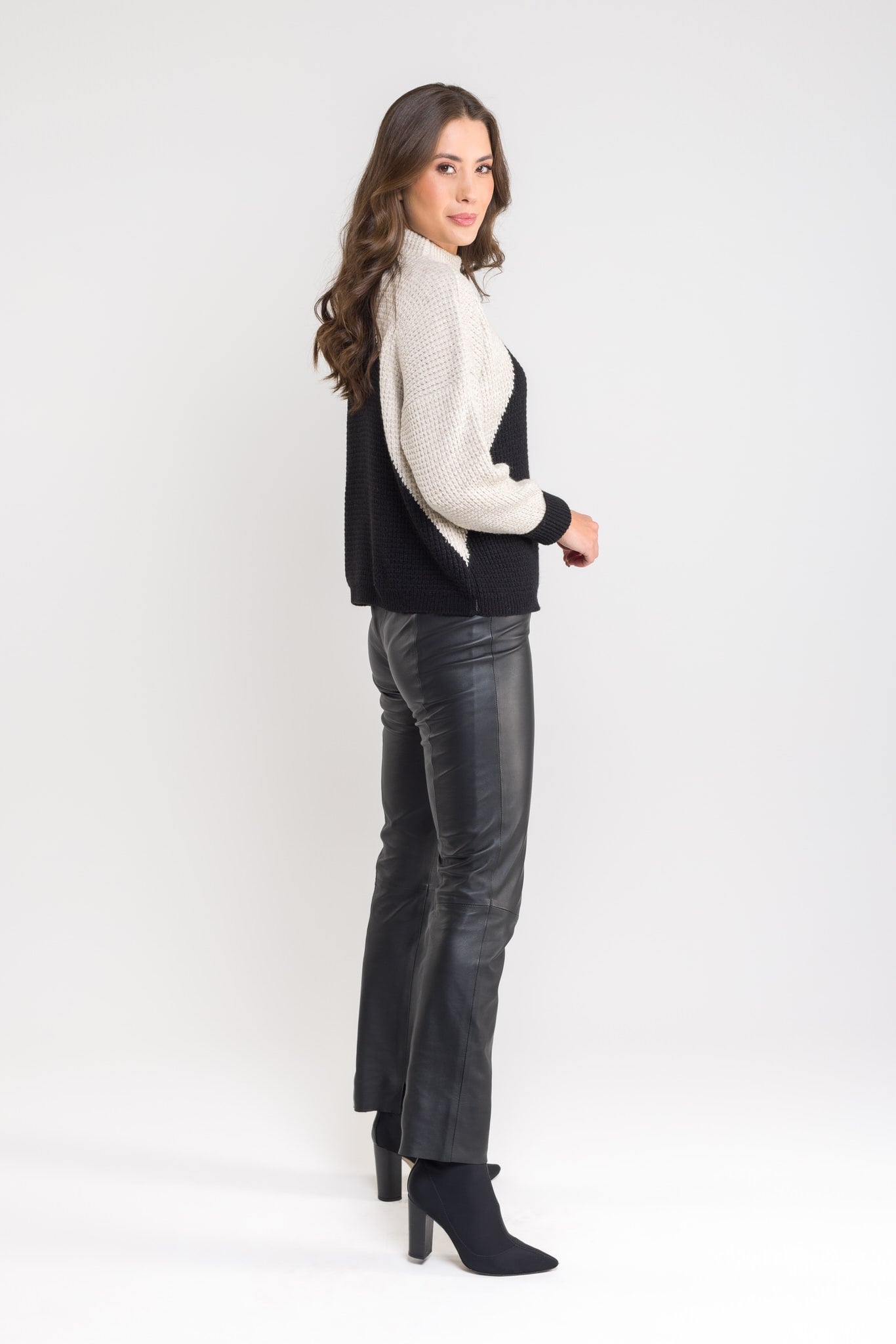 Blusa Tricot Bicolor - Isabela