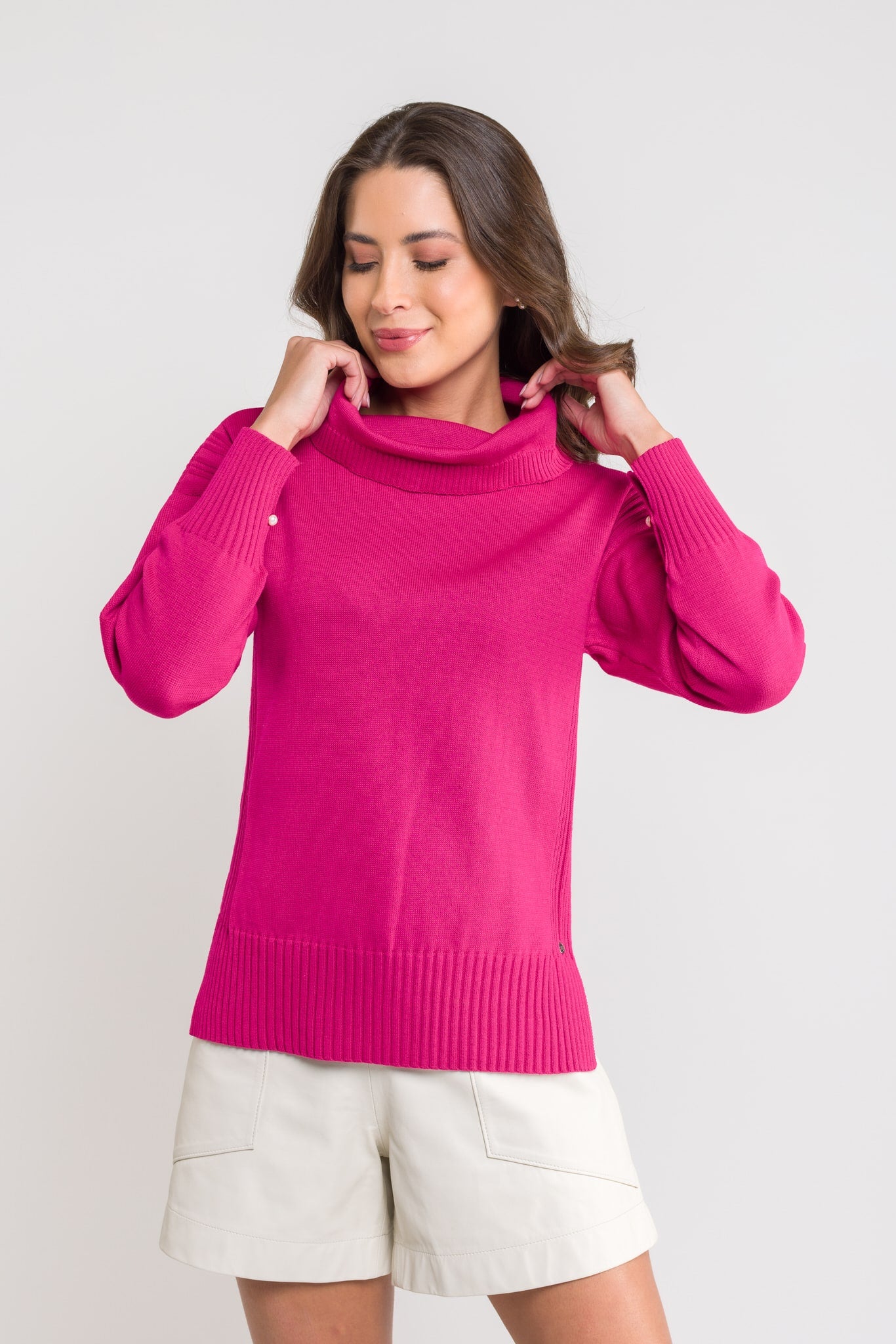 Blusa Tricot gola boba - Sabrina