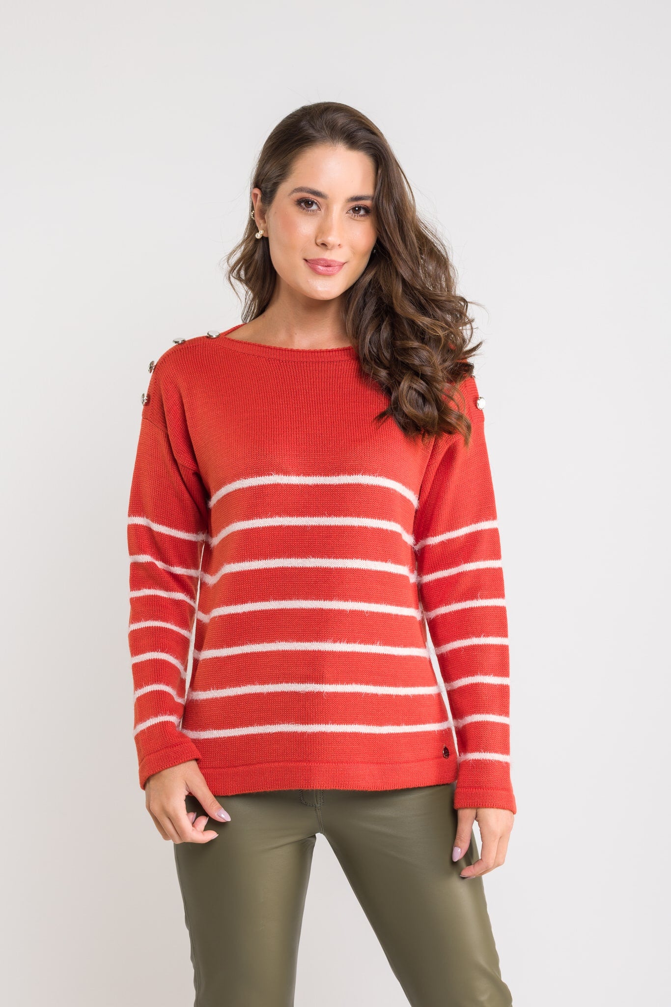 Blusa Tricot Listrada - Lívia