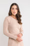 Blusa Tricot Básica - Londres com decote redondo