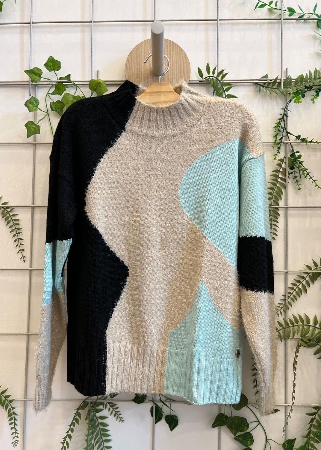 Blusa Tricot com Mix de Texturas - Maisa